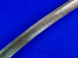 Antique US Civil War 19 Century Ames Artillery Sword w/ Scabbard