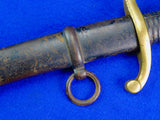 Antique US Civil War 19 Century Ames Artillery Sword w/ Scabbard