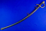 Antique US Civil War 19 Century Ames Artillery Sword w/ Scabbard