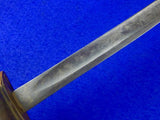 Antique US Civil War 1861 Dated Ames Navy Cutlass Sword with Rare Scabbard