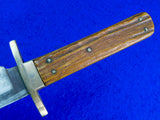 Antique US Civil War British Import Joseph Rodgers Sons 6 Norfolk Street Sheffield Knife w/ Scabbard