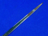 Antique Old US Civil War 19 Century Militia Sword w/ Scabbard