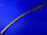 Antique US Civil War Model 1818 Nathan Starr Contract Sword Saber w/ Scabbard