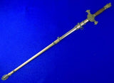 Antique US German Made 19 Century Fraternal Knights of Pythias Sword w/ Scabbard