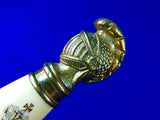 Antique US German High-Rank Fraternal Masonic Gold Presentation Engraved Sword