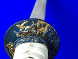 Antique Very Old Japan Japanese Signed Blade Tanto Knife Wakizashi Sword Papers