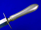 Antique Old Vintage British English or US Dagger Stiletto Fighting Knife