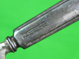 Antique Vintage Old US Small Fighting Knife Dagger w/ Sheath