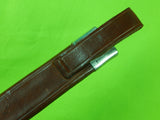 Rare Antique 19 Century Leather Scabbard Sheath Case Holster for Large Bowie Knife