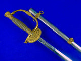Original Antique Old US Spanish-American War Officer's Sword Swords with Scabbard