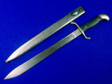 Argentina WW1 Antique German Made Matching # Bayonet Short Sword w/ Scabbard 