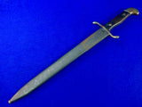 Argentina WW1 German Solingen Made Short Sword with Scabbard Matching #