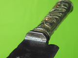Vintage Argentina Gaucho Silver 925 Bowie Hunting Knife w/ Scabbard