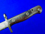 Australian Australia WW2 Model 1907 Enfield Bayonet Knife Dagger with Scabbard