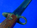Australian Australia WW2 Model 1907 Enfield Bayonet Knife Dagger with Scabbard *