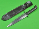Australian Australia WWII WW2 Fighting Knife w/ Sheath