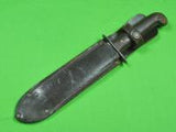 Australian Australia WWII WW2 Fighting Knife w/ Sheath