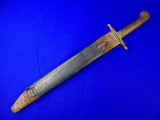 Austrian Austria WW1 Short Sword Large Knife with Scabbard