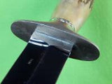 Vintage Custom Hand Made BOB SALPAS Fighting Hunting Knife & Sheath