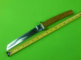 Custom Hand Made BRUCE GILLESPIE Large Tanto Fighting Knife & Scabbard