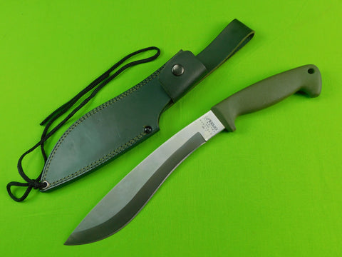 BlackJack Marauder Japan Made MK1 Rare Green Handle Fighting Knife w/ Sheath