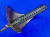 Brazilian Brazil German Made WW1 Cavalry Sword w/ Scabbard