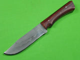 US Custom Hand Made Brian W. AVILA Fighting Hunting Knife & Sheath
