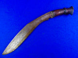 British English India Indian WW1 Kukri Gurkha Fighting Knife