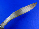 British English India Indian WW1 Kukri Gurkha Fighting Knife
