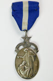 British English WW2 Period Silver Fraternal Masonic Medal Award