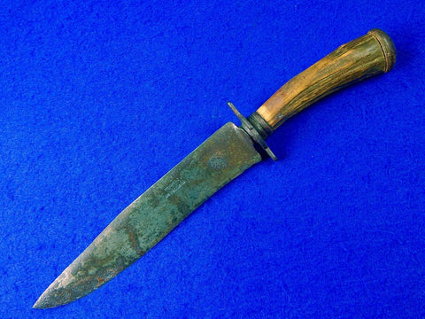 British English India Indian Antique 19 Century Hunting Fighting Knife