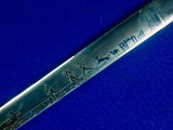 British 1975 Wilkinson Commemorative " Their Finest Hour " Low # Engraved Sword