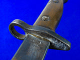 British English Antique WW1 Long Bayonet Fighting Knife
