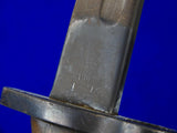 British English Antique WW1 Long Bayonet Fighting Knife