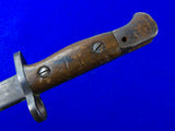 British English Antique WW1 Long Bayonet Fighting Knife