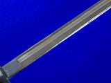 British English Antique WW1 Long Bayonet Fighting Knife
