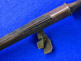 British English Antique WW1 Model 1876 Socket Bayonet w/ Scabbard c