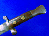 British English Antique Old WW1 Model 1888 Bayonet Fighting Knife