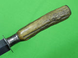 Vintage Custom Hand Made From British WW2 Fairbairn Sykes Blade Fighting Knife