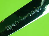 Vintage British English Wilkinson Fairbairn Sykes Commemorative Commando Knife