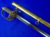 Antique British Victorian Model 1822 / 1854 German Made General Staff Officer's Sword