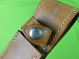 Buck Custom Shop Leather Sheath Scabbard for Model 120 Hunting Fighting Knife