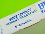 Buck Statue Liberty 825 1886-1986 100 Years Commemorative Folding Pocket Knife