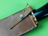 RARE Unique Custom Hand Made Carved Buffalo Horn Jesus Armendariz Bowie Knife