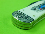 CASE XX Limited Edition Richard Petti 1992 Scrimshaw Folding Knife Signed Cert.