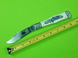 CASE XX Limited Edition Richard Petti 1992 Scrimshaw Folding Knife Signed Cert.