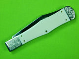 CASE XX Limited Edition Richard Petti 1992 Scrimshaw Folding Knife Signed Cert.
