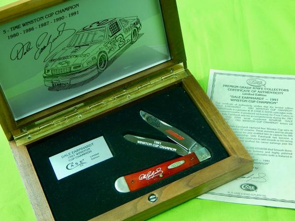 Case XX 1991 Limited Edition Dale Earnhardt Winston Cup Folding