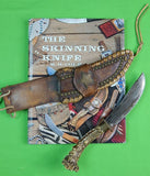 Vintage M.H. COLE Skinner Skinning Hunting Knife & Sheath Signed Book Letter