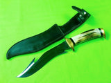 Custom Hand Made Chuck Stapel Hunting Knife & Sheath
